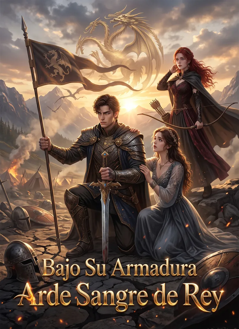 Póster de Bajo Su Armadura Arde Sangre de Rey