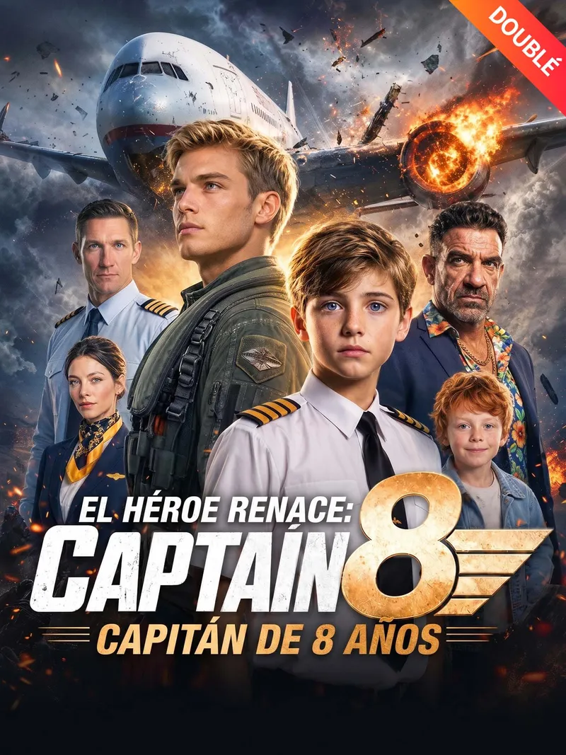 Póster de El héroe renace: Capitán de 8 años