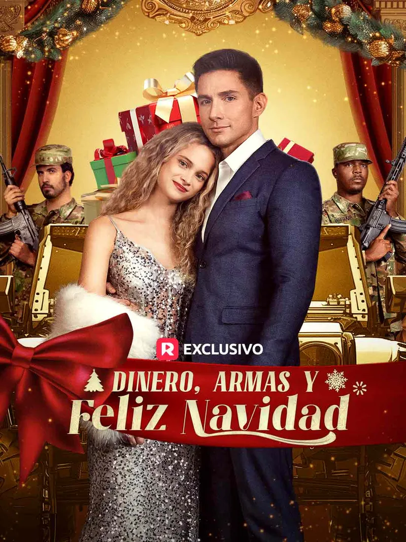 Póster de Dinero, Armas y Feliz Navidad